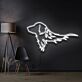Golden-Retriever-Kopf als LED-Neonschild