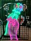 Hand mit Rose LED-Neonschild für Wohnzimmer oder Schlafzimmer