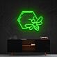 Biene mit Wabenform LED-Neonschild Wohnzimmer Büro