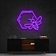 Biene mit Wabenform LED-Neonschild Wohnzimmer Büro