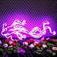 Koi Fisch LED-Neonschild Wohnzimmer Büro