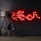 Koi Fisch LED-Neonschild Wohnzimmer Büro