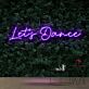 Let's Dance LED-Neonschild für Bar und Club