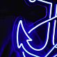Schiffsanker LED-Neonschild für Bar oder Wohnzimmer