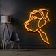 Hundekopf Kontur LED-Neonschild Wohnzimmer Haustierbereich