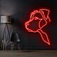Hundekopf Kontur LED-Neonschild Wohnzimmer Haustierbereich