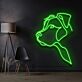 Hundekopf Kontur LED-Neonschild Wohnzimmer Haustierbereich