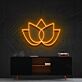 Lotusblume LED-Neonschild Wohnzimmer Yoga Studio