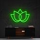 Lotusblume LED-Neonschild Wohnzimmer Yoga Studio