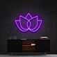 Lotusblume LED-Neonschild Wohnzimmer Yoga Studio