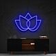Lotusblume LED-Neonschild Wohnzimmer Yoga Studio
