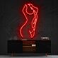 Abstrakte weibliche Körperkontur LED-Neonschild Wohnzimmer Atelier