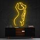 Abstrakte weibliche Körperkontur LED-Neonschild Wohnzimmer Atelier