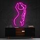 Abstrakte weibliche Körperkontur LED-Neonschild Wohnzimmer Atelier