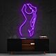 Abstrakte weibliche Körperkontur LED-Neonschild Wohnzimmer Atelier