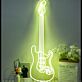 E-Gitarre LED-Neonschild Musikstudio Bar