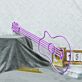 Akustikgitarre LED-Neonschild Musikstudio Wohnzimmer