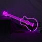 Akustikgitarre LED-Neonschild Musikstudio Wohnzimmer