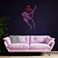 Abstraktes Gesicht mit Hand und Lippen LED-Neonschild Wohnzimmer Studio