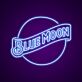 BLUE MOON LED-Neonschild Bar Restaurant