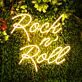 Rock n' Roll LED-Neonschild für Bar und Club