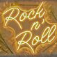 Rock n' Roll LED-Neonschild für Bar und Club