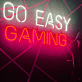 GO EASY GAMING LED-Neonschild für Gaming Zimmer