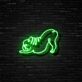 Yoga Katze LED-Neonschild Wohnzimmer Yoga Studio
