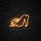 Yoga Katze LED-Neonschild Wohnzimmer Yoga Studio