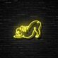 Yoga Katze LED-Neonschild Wohnzimmer Yoga Studio