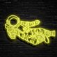 Astronaut im Raumanzug LED-Neonschild Wohnzimmer Gamingzimmer