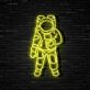 Astronaut LED-Neonschild Wohnzimmer Gamingzimmer