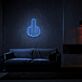 Mittelfinger Handgeste LED-Neonschild für Bar Club