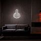 Mittelfinger Handgeste LED-Neonschild für Bar Club