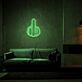 Mittelfinger Handgeste LED-Neonschild für Bar Club