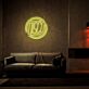 DISCO LED Neon Schriftzug als Wanddekoration