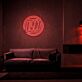 DISCO LED Neon Schriftzug als Wanddekoration