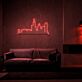 Stadt Skyline LED-Neonschild Wohnzimmer Büro