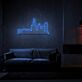 Stadt Skyline LED-Neonschild Wohnzimmer Büro