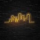 Stadt-Skyline LED-Neonschild Wohnzimmer Büro