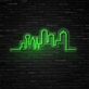 Stadt-Skyline LED-Neonschild Wohnzimmer Büro