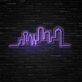 Stadt-Skyline LED-Neonschild Wohnzimmer Büro