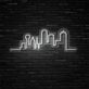 Stadt-Skyline LED-Neonschild Wohnzimmer Büro