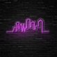 Stadt-Skyline LED-Neonschild Wohnzimmer Büro