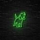 Hund mit hängenden Ohren LED-Neonschild Wohnzimmer Kinderzimmer
