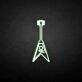 Rockgitarre als LED-Neonschild