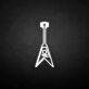 Rockgitarre als LED-Neonschild
