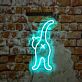 Katze von hinten LED-Neonschild für Wohnzimmer Küche