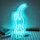Katze von hinten LED-Neonschild für Wohnzimmer Küche