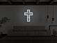 Kruzifix LED-Neonschild mit Christusfigur
